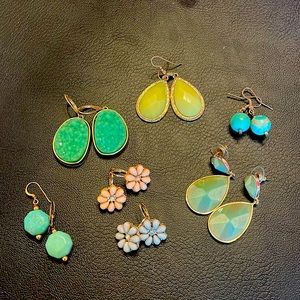Green earring bundle